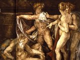 The Drunkenness of Noah, Michelangelo. Sistine Chapel, Pauline Chapel